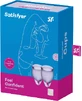 Менструальні чаші Satisfyer Feel confident фіолетові 2 шт