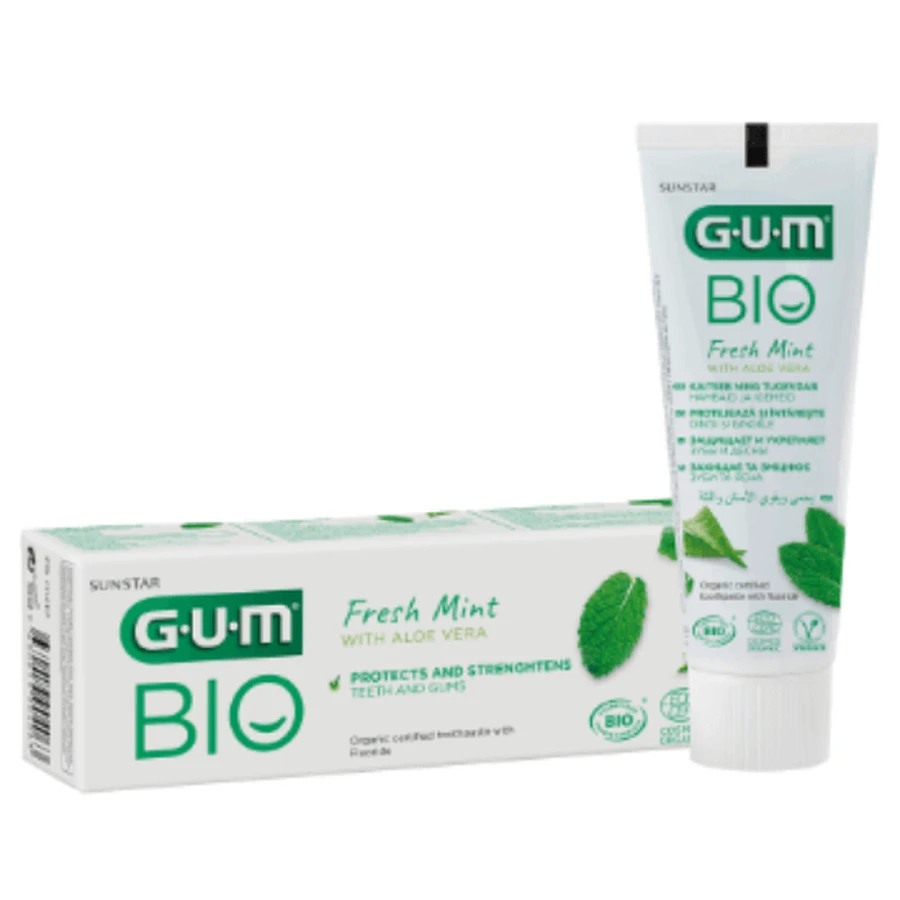 Зубная паста Био свежая мята с алоэ, 75 мл, Sunstar Gum: цены и характеристики