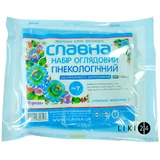 Набор гинекологический смотровой однократного применения № 7, перч.-2шт,.пелен.-1шт.,бах.-1п
