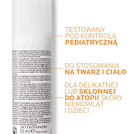 La Roche-Posay Anthelios Дитяче захисне молочко SPF50+ 50мл: ціни та характеристики