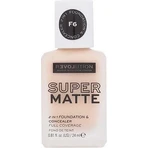 Revolution Relove, Supermatte Foundation F6, косметика 1×24 мл, макияж: цены и характеристики