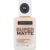 Revolution Relove, Тональна основа під макіяж Supermatte F6, 1×24 мл, макіяж