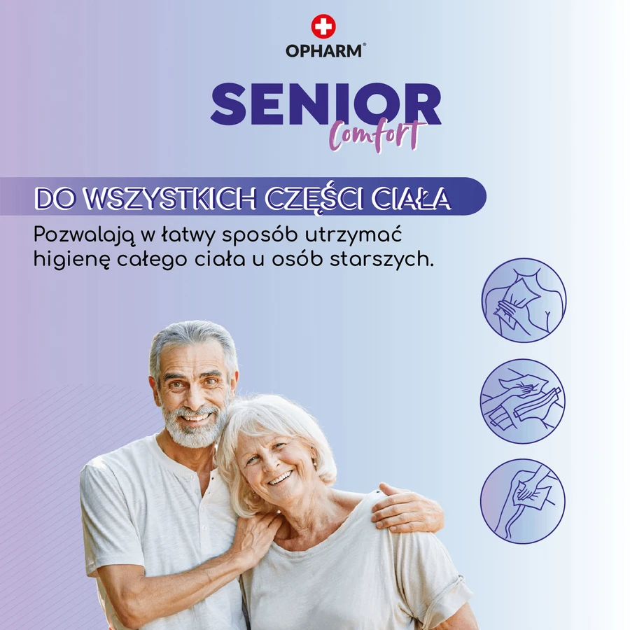 Opharm Senior Comfort 4в1, вологі серветки, 72 шт.: ціни та характеристики