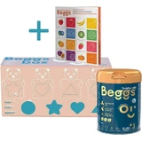 Молоко для малышей Beggs 3, Beggs box+ pexeso 3×800 г, молоко для малышей