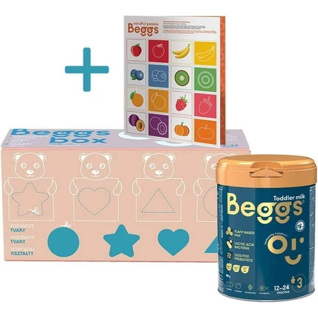 Молоко для малышей Beggs 3, Beggs box+ pexeso 3×800 г, молоко для малышей: цены и характеристики