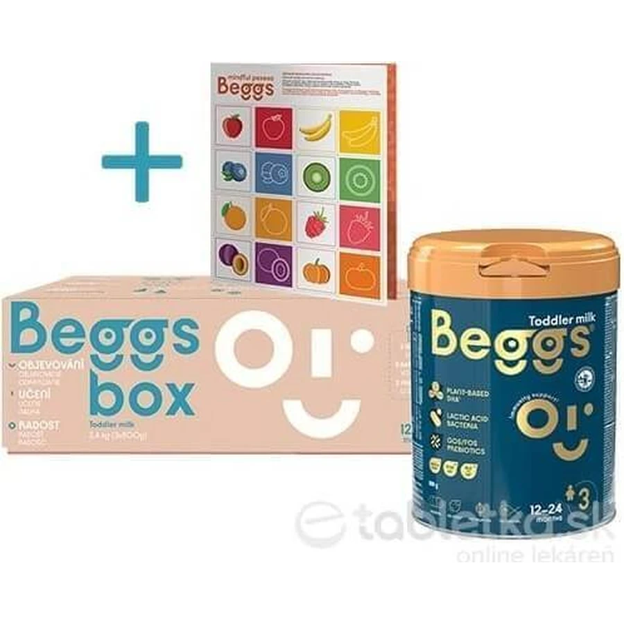 Молоко для малышей Beggs 3, Beggs box+ pexeso 3×800 г, молоко для малышей: цены и характеристики