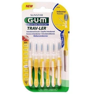 Міжзубні щітки Trav-Ler 1,3 мм, 6 штук, Sunstar Gum