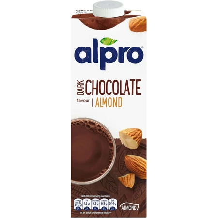 Alpro Миндальный напиток со вкусом горького шоколада 1 л: цены и характеристики