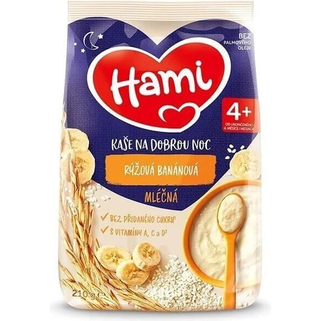 HAMI Mliena kaa ryova banana 1×210 g, ryova kaa: цены и характеристики