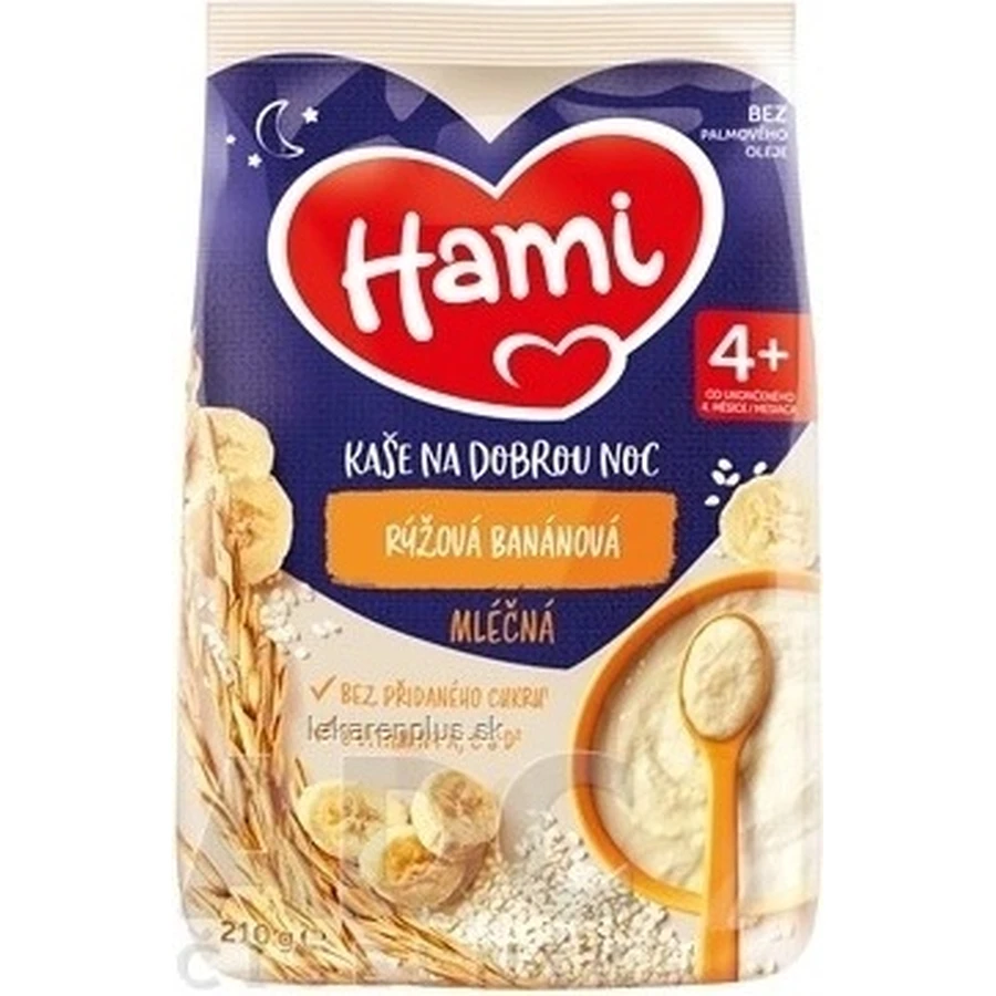 HAMI Mliena kaa ryova banana 1×210 g, ryova kaa: цены и характеристики
