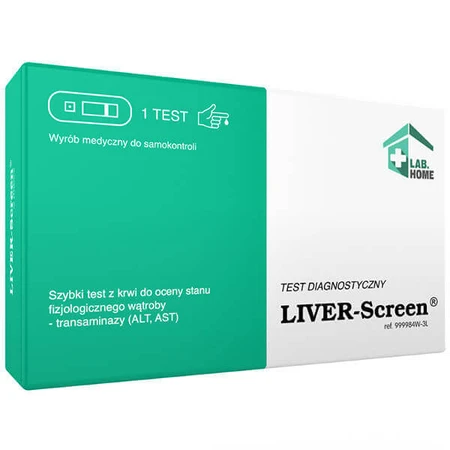 Тест Liver-Screen, тест для оценки физиологического состояния печени, 1 штука: цены и характеристики