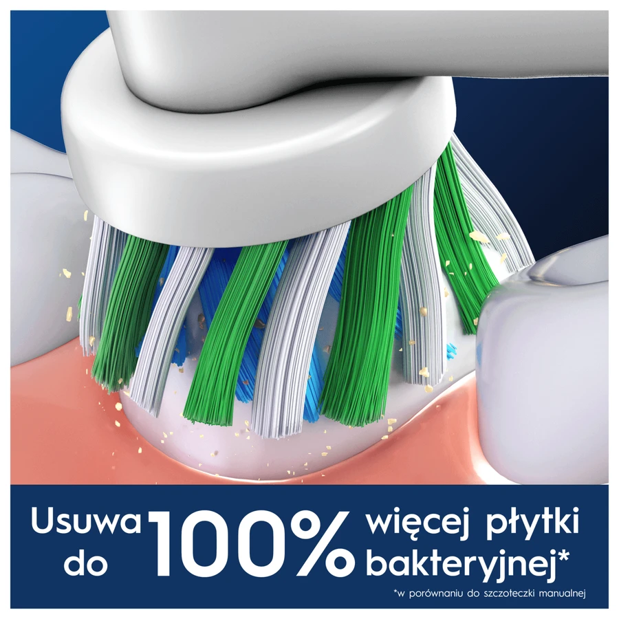 Oral-B Pro Cross Action, змінні щетинки для електричної зубної щітки Clean Maximiser, 4 шт.: ціни та характеристики