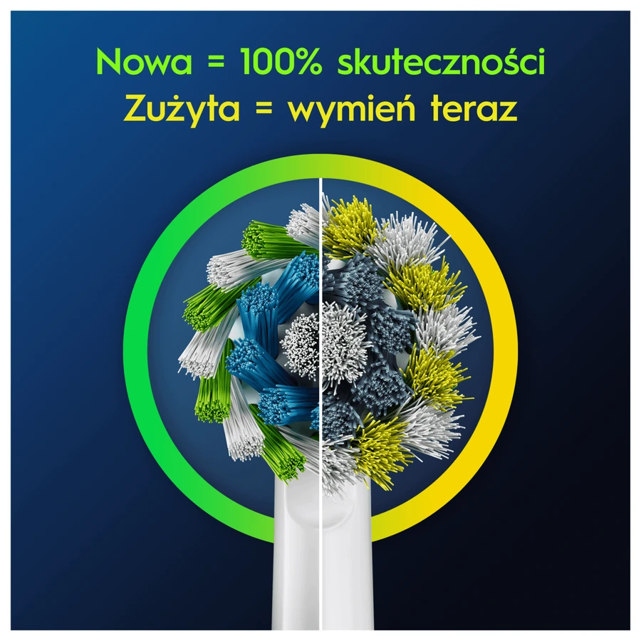 Oral-B Pro Cross Action, змінні щетинки для електричної зубної щітки Clean Maximiser, 4 шт.: ціни та характеристики