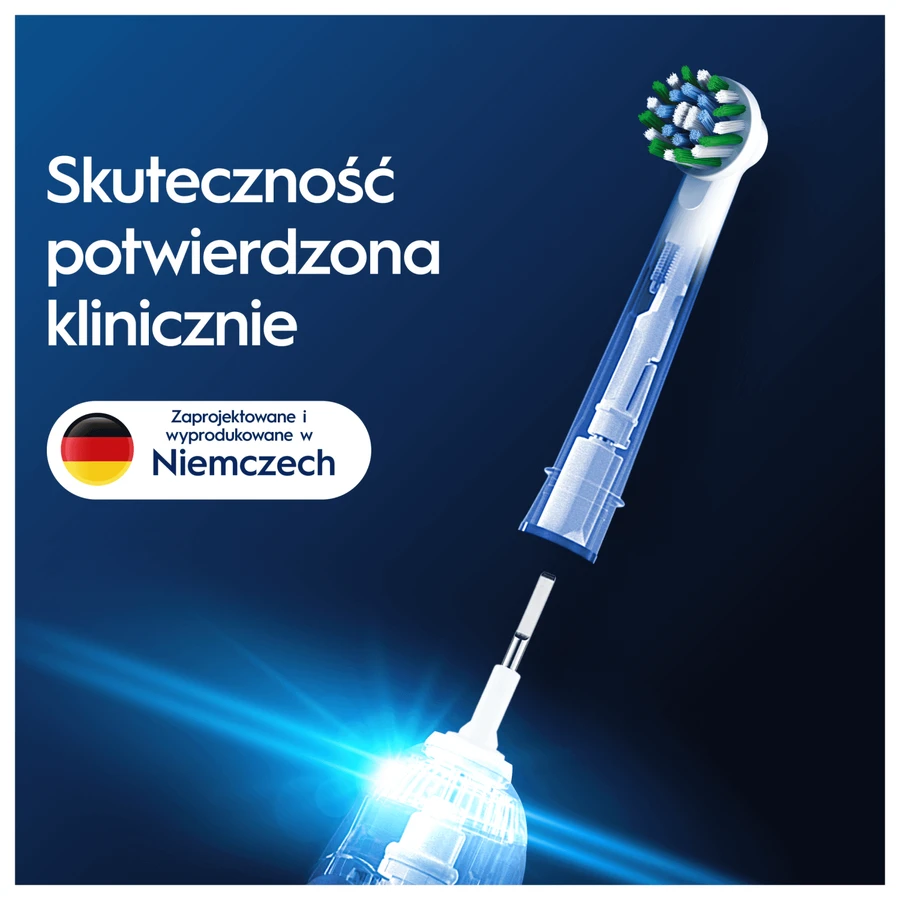 Oral-B Pro Cross Action, змінні щетинки для електричної зубної щітки Clean Maximiser, 4 шт.: ціни та характеристики