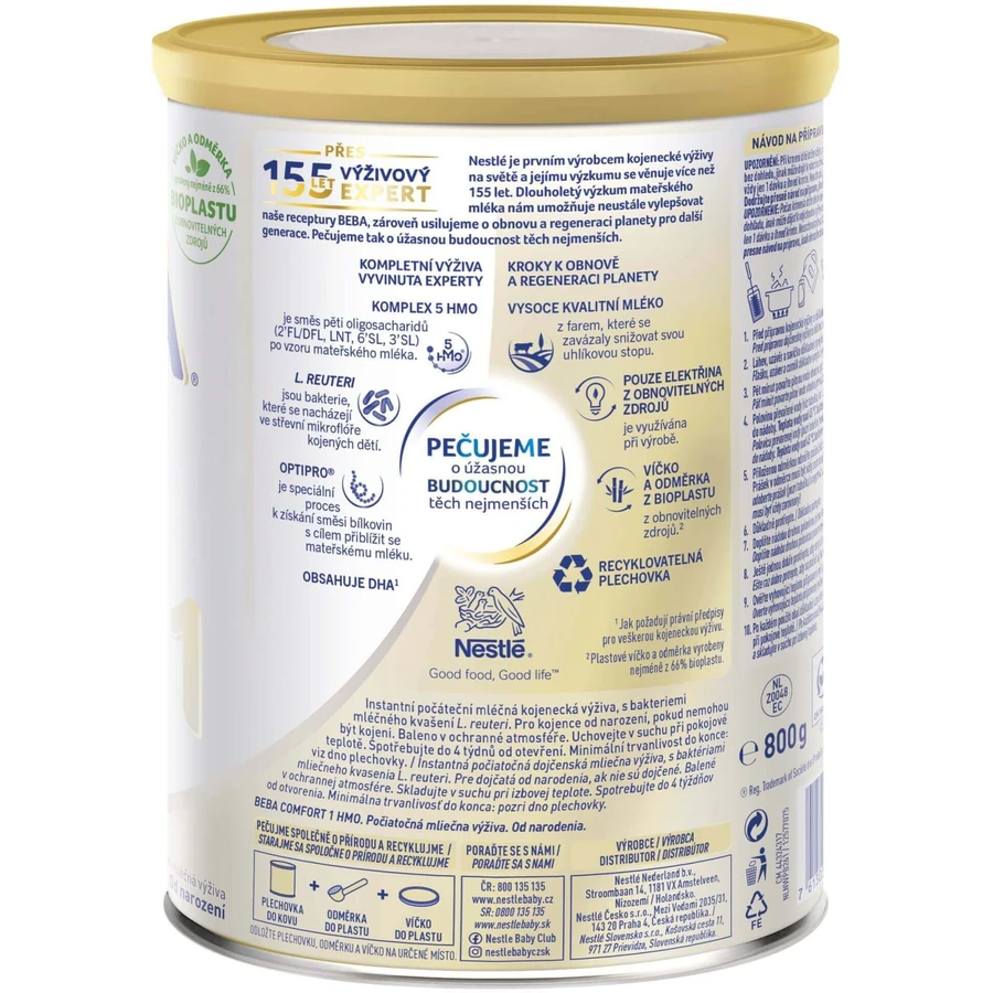 Nestlé Beba COMFORT 1 HM-0 800 г: цены и характеристики