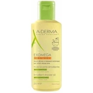 A-Derma Exomega CONTROL Пом'якшувальна олія для душу 200 мл 1×200 мл, олія для душу
