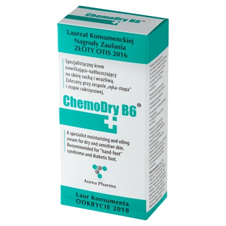 Chemodry B6, специализированный увлажняющий крем для сухой, чувствительной и поврежденной кожи, 50 мл: цены и характеристики