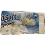 Q SOFT Туалетний папір 3-шаровий білий 1×8 шт, 160 шматків: ціни та характеристики