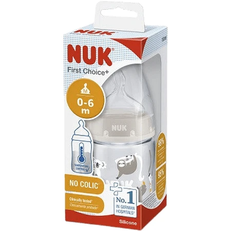 Nuk Baby Bottle First Choice Temperature Control бежева 150 мл: ціни та характеристики