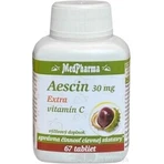 MedPharma Есцин 30 мг Екстра вітамін С 1×67 таблеток, дієтична добавка: ціни та характеристики
