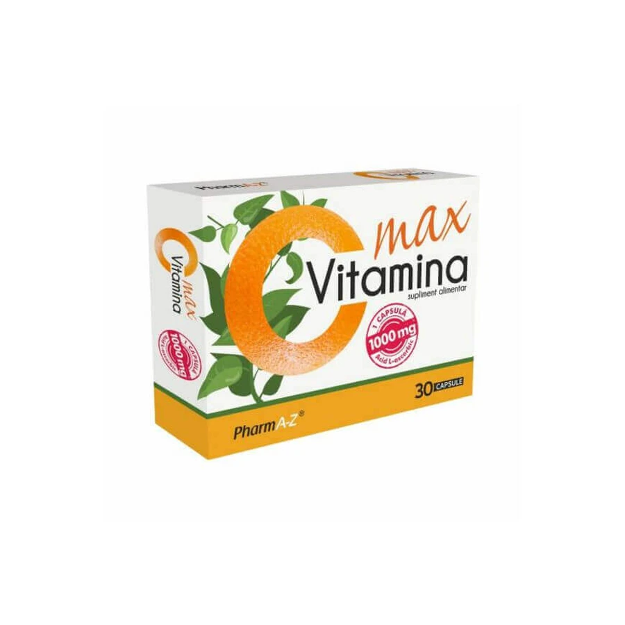 Витамин C max 1OOO мг, 30 капсул, PharmA-Z: цены и характеристики