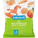 Рисовые мини-вафли со вкусом яблока и моркови для детей от 8 месяцев, 35 г: цены и характеристики