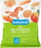 Рисовые мини-вафли со вкусом яблока и моркови для детей от 8 месяцев, 35 г