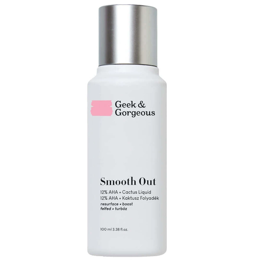 Geek & Gorgeous Smooth Out, потужний пілінг з 12% AHA-кислот та кактусом опунції, 100 мл: ціни та характеристики
