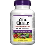 WEBBER NATURALS Цинк 50 мг цитрат 1×180 табл.: ціни та характеристики