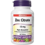 WEBBER NATURALS Цинк 50 мг цитрат 1×180 табл.: ціни та характеристики