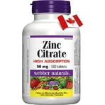 WEBBER NATURALS Цинк 50 мг цитрат 1×180 табл.: ціни та характеристики