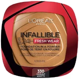 Пудра для лица, Loreal, Infallible 24H Fresh Wear, Foundation In A Powder, 330 Hazelnut, 9 г