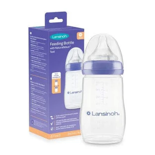 Пляшечка для годування Lansinoh NaturalWave із соскою M, з 3 місяців, 240 мл