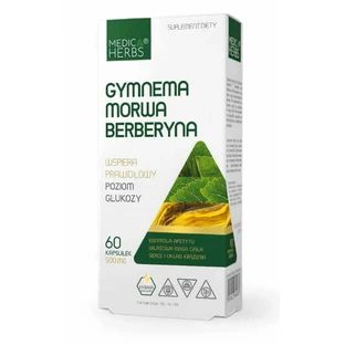 Гимнема, шелковица, берберин 60 капсул Medica Herbs