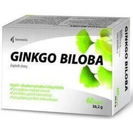 Noventis GINKGO BILOBA 1×60 cps, пищевая добавка: цены и характеристики