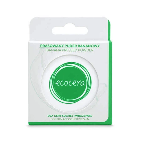 Ecocera Прессованная банановая пудра для сухой и чувствительной кожи, 10 г: цены и характеристики