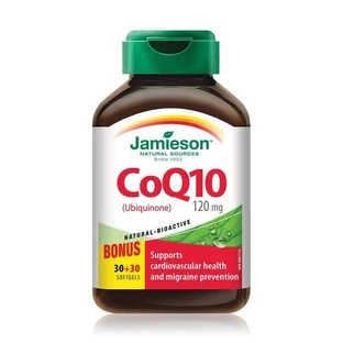 КоQ10 120мг, 30+30 капсул, Jamieson