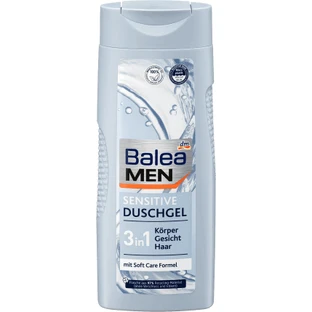 Гель для душу Balea MEN Sensitive 3 в 1, 300 мл