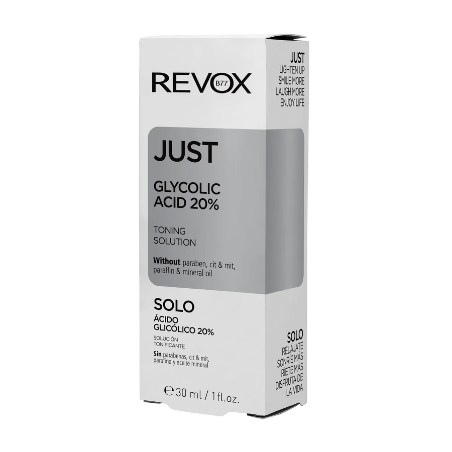 Гликолевая кислота Just Glycolic Acid 20%, 30 мл, Revox: цены и характеристики