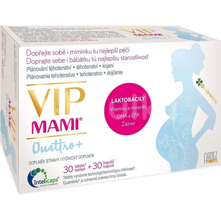 Ardez Pharma VIP mami Quattro + 30 таблеток + 30 капсул: цены и характеристики