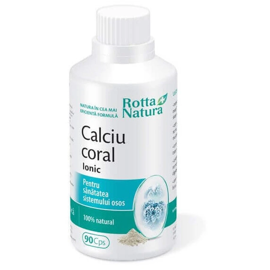 Ионный коралловый кальций Rotta Natura, 90 капсул: цены и характеристики