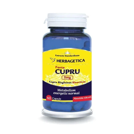 Herbagetica Cuprum Forte x 60cps: цены и характеристики