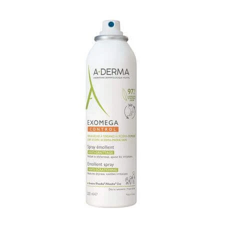 A-Derma Exomega Exomega Control Пом'якшувальний спрей проти свербежу для всієї сухої шкіри, 200 мл: ціни та характеристики