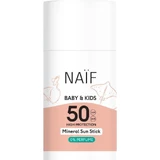 Сонцезахисний крем NAÏF SPF 50 для дітей та немовлят. 1×36 г, сонцезахисний стік
