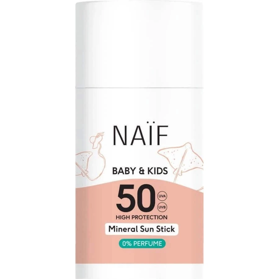 Сонцезахисний крем NAÏF SPF 50 для дітей та немовлят. 1×36 г, сонцезахисний стік: ціни та характеристики