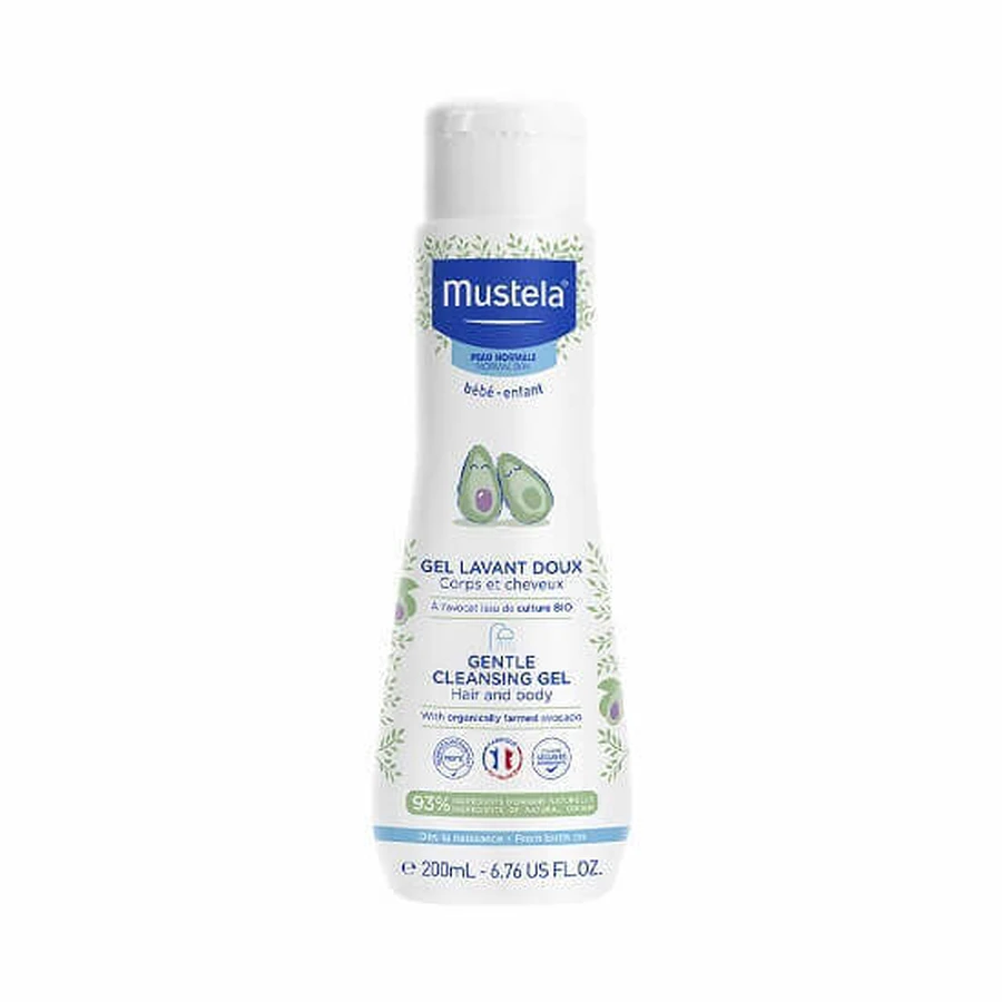 Очищающий гель для волос и тела 200 мл, Mustela: цены и характеристики