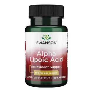 Swanson Alpha Lipoic Acid, Альфа-липоевая кислота 300 мг, 60 капсул