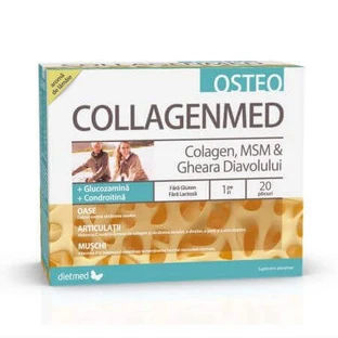 Колагенмед Остео Dietmed Collagenmed Osteo зі смаком лимону, порошок, 20 пакетиків