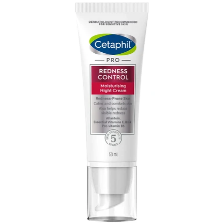Cetaphil Pro Redness Control, нічний крем, зволожуючий, для чутливої шкіри, 50 мл ЗАБРУДНЕНА УПАКОВКА: ціни та характеристики