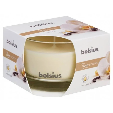 Bolsius Aromatic 2.0 Скло 90x63мм Ваніль, ароматична свічка 1×1 шт, ароматична свічка: ціни та характеристики